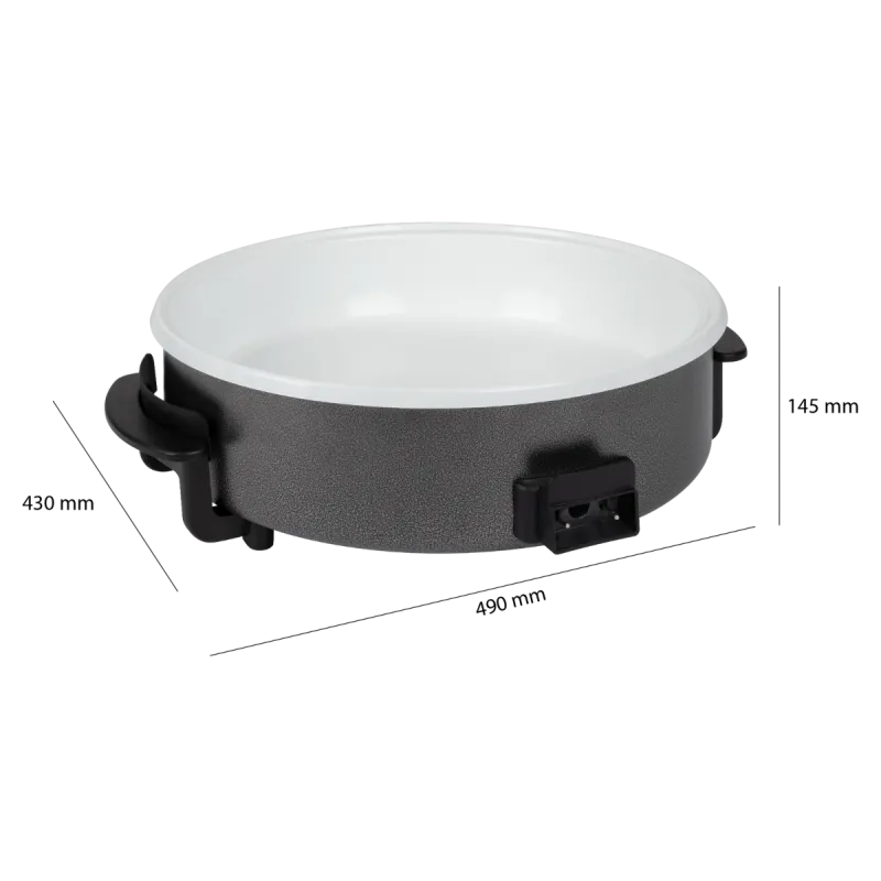 Електросковорода Clatronic PP 3570 C (Ø42см) : насолоджуйтесь смачною їжею щодня